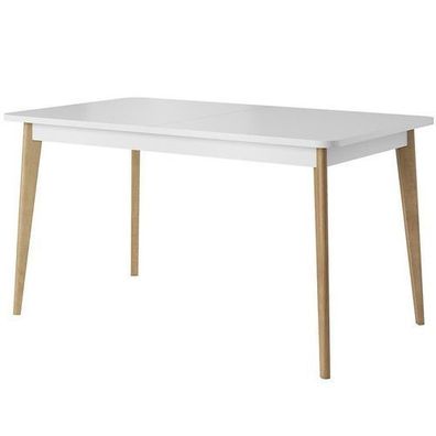 Tisch auszihbar 140/180cm Primo PST140 Esstisch Riviera Eiche Weiß
