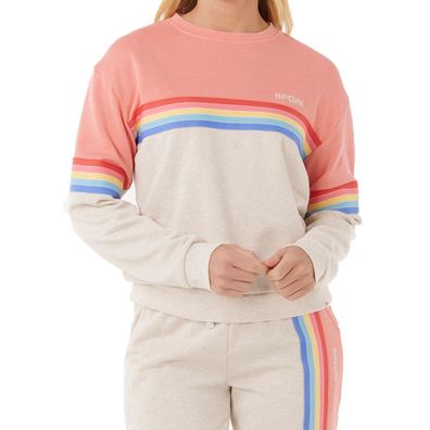 RIP CURL Women Crew Surf Revival oatmeal marle - Größe: L