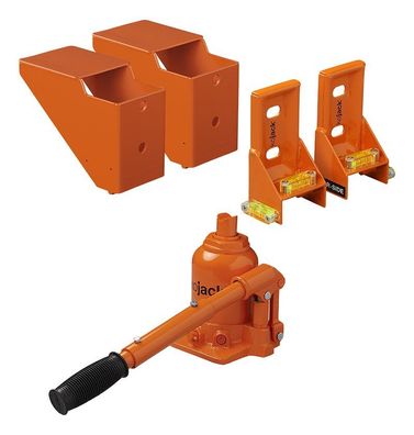 KoJack hydraulischer Caravanheber mit Wasserwaage für Doppelachse