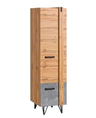 Kleiderschrank Lofter LO2 Schrank Halbschrank Drehtürenschrank Regalschrank