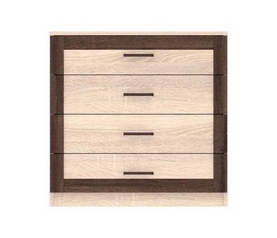 Kommode BOSS BS-16 Schubladenkommode 90x89x40 cm 2 Türen 4 Schubladen