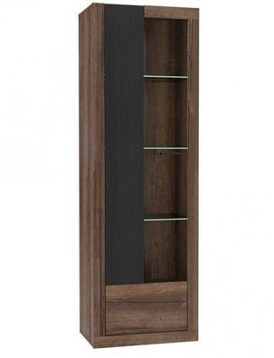 Vitrine Trass TRAV711L Wohnzimmerschrank Vitrinenschrank (ohne Beleuchtung)