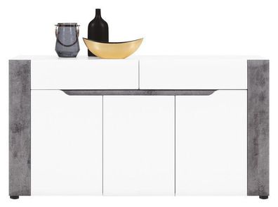 Sideboard BRANDO B3, Kommode mit 3 Türen und 2 Schubladen