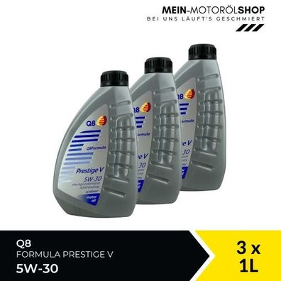 Q8 Formula Prestige V 5W-30 3x1 Liter