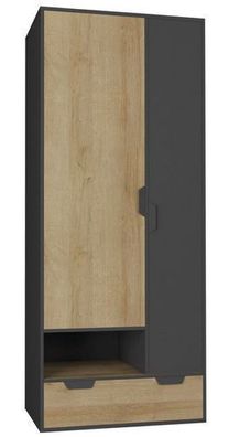 Kleiderschrank Nano NA2 Schrank 2 Türiger Drehtürenschrank