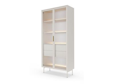 Vitrinen LUMI - A mit Led Beleuchtung - Kaschmir