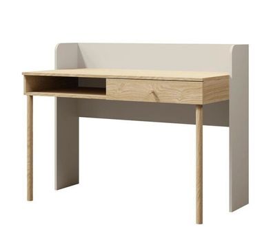 Schreibtusch Yuki Y11 graubeige/ geölte Eiche