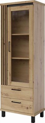 Vitrine NADIA ND2 Schrank 57x195x42 cm Vitrinenschrank