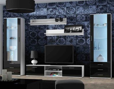 Wohnwand SOHO 4 - Modernes Wohnzimmer Set