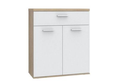 Komode Winnie WNK431, Schrank mit 1 Schubkästen und 2 Türen