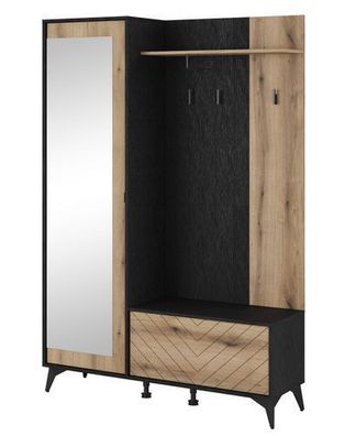 Garderobe Diamond G134 Kleiderschränke Spiegel Kleiderbügel Wandgarderobe
