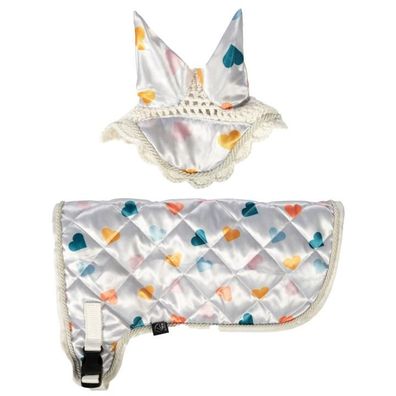 HKM Hobby Horse Set - Decke & Fliegenhaube