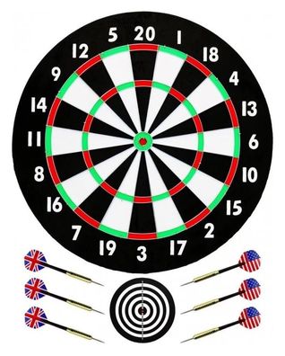 BEST Sporting Steel-Dartscheibe papiergewickelt & zweiseitig 46cm