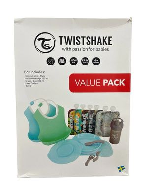 Twistshake Value Pack Kindergeschirrset Blau/Grün
