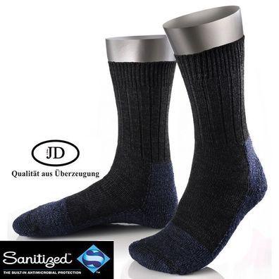 JD Arbeitssocke Socken Made in Germany versch Größen u Mengen Sanitized Socke