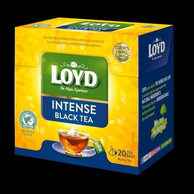 Loyd Intensiver Schwarzer Tee 20 Teebeutel