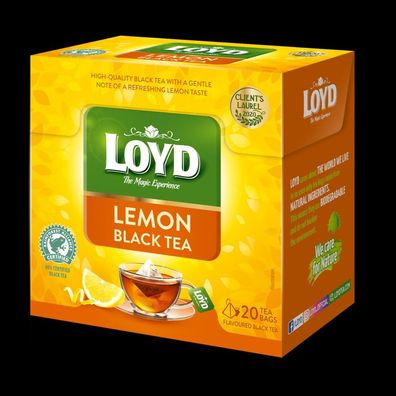 Loyd Lemon Schwarzer Tee 20 Teebeutel