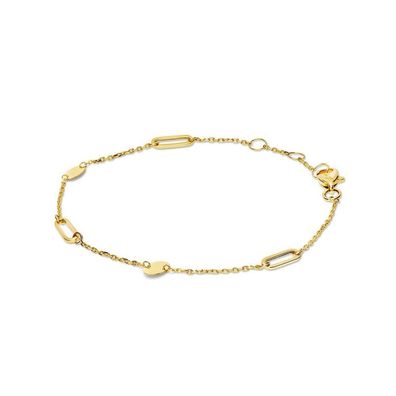 Jackie Gold - JKB23.254 - Armband - Damen - 585 Gelbgold - Beaux Arts - 16-18cm