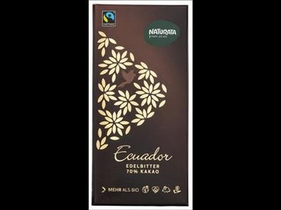 Naturata 3x Ecuador Edelbitter 70% 100g
