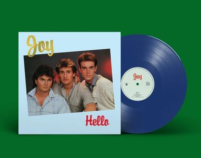Joy-1986«Hello»+ with poster 60x60cm(LP, Blue Vinyl] Neu