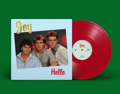Joy-1986«Hello»+ with poster 60x60cm(LP, RED Vinyl] Neu