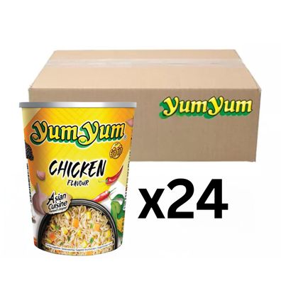 24er-Pack YumYum Instantnudeln Huhn Cup 70g