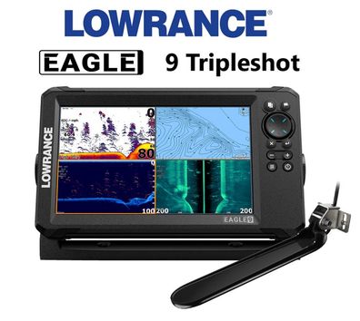 Lowrance EAGLE 9 mit TripleShot HD Echolot Geber & Basiskarte, Fishfinder ?