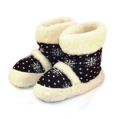 Herren Hausschuhe Männer Damen Winter Lammfell Wolle Hüttenschuhe Warme Weichnachten