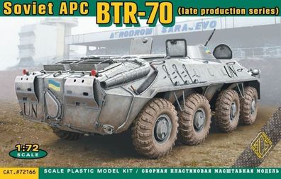 ACE 1:72 ACE72166 BTR-70 Soviet armored personnel carrier late prod. - NEU