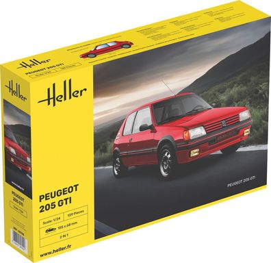 Heller 1:24 82705 Peugeot 205 GTI - NEU