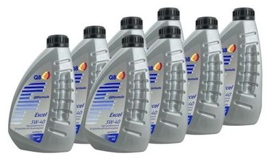 Q8 Formula Excel 5W-40 8x1 Liter
