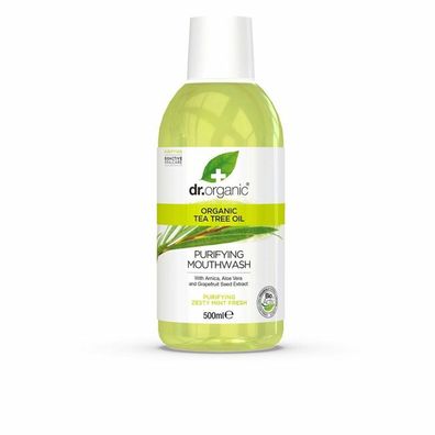 Dr Organic Tea Tree Mouthwash 500ml