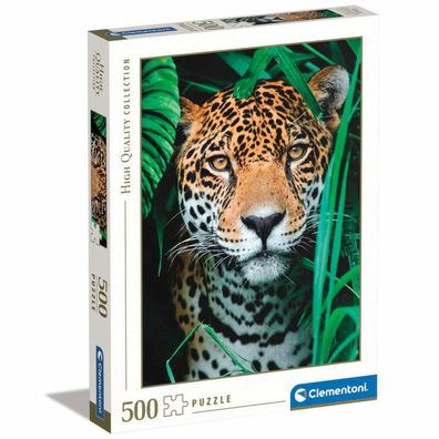 Jaguar im Dschungel Puzzle 500pcs