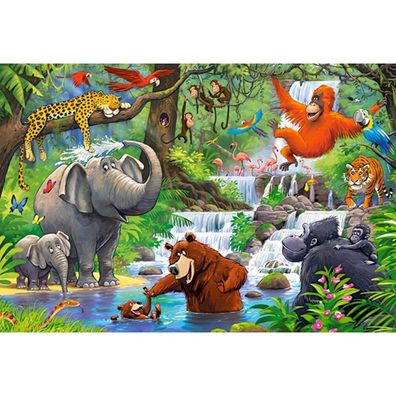 Castorland Puzzle Dschungeltiere MAXI 40 Teile