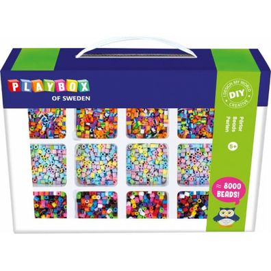 Playbox Bügelperlen Mega Set 8000Stück