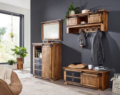 Garderobenset 4-tlg. 'Railroad II' Mango & Eisen