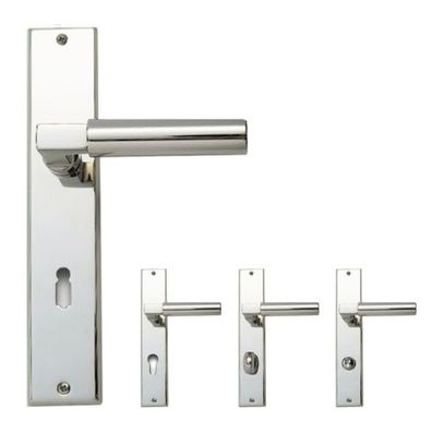 Ghidini Chiara 988/836 glanznickel BB/PZ/WC Bauhaus Langschild Türbeschlag