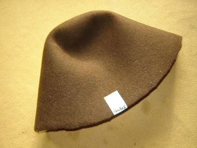 Hutstumpen Wollfilz kompakter Stumpen rehbraun 100 gr Ü 46cm Rd 76cm Stu 855