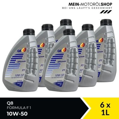Q8 Formula F1 10W-50 6x1 Liter