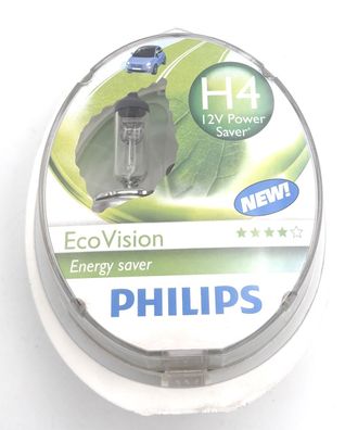 Philips EcoVision H4 Scheinwerferlampe 2 Stück 12Volt
