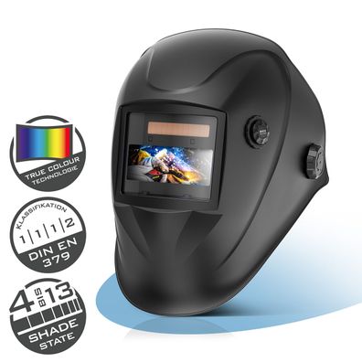 Stahlwerk Schweißhelm WORKER 3-in-1 Automatik Schweißerhelm Schweißschild