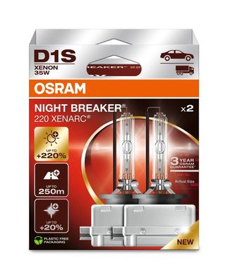 Osram D1S NightBreakerLaser Xenonlampe Scheinwerfer 2er Set