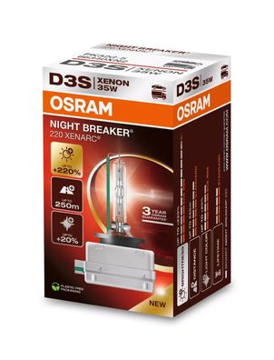 Osram D3S Night Breaker Laser 66340XNL + 220
