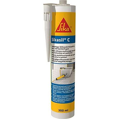 Sikasil C 300ml weiß neutralvernetzender Silicondichtstoff