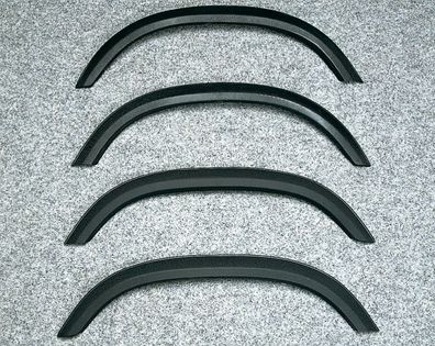 Radlaufleisten Satz schwarz Metall für BMW 3er E30 ab 1987