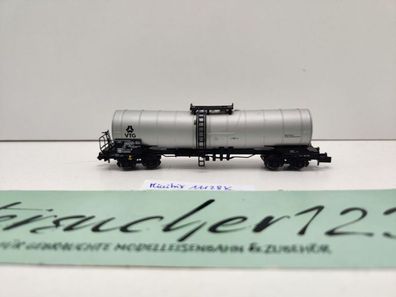 Minitrix N DC 11128 Chemie-Kesselwagen "VTG" / NEM / DB