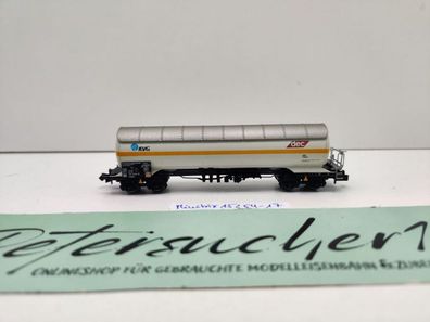 Minitrix N DC 15254-17 Druckgas-Kesselwagen "KVG" / NEM / DB