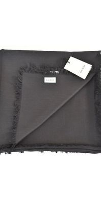 Gucci Schal Tuch GG Guccissima Muster Schwarz