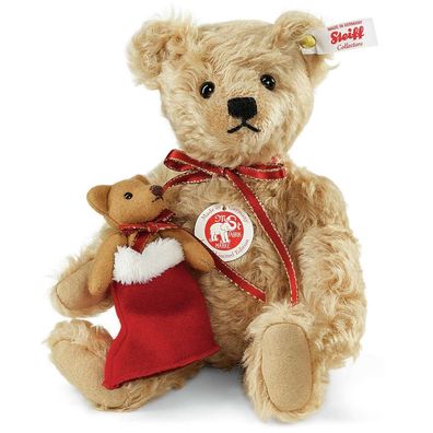 Steiff Collectors 021343 Lenard Teddybär 25cm gegliedert Sammler Weihnachten
