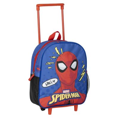 Marvel Spiderman Kinder Trolley Rucksack 3D Schulrucksack Reisetasche
